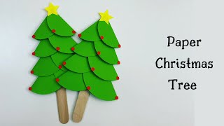 How To Make Paper Christmas Tree  For Kids / 1 minute video / shorts