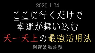 天一天上の日に〇〇に行くと運気が上昇 | 2025.1.24 金運波動調整