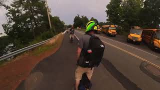 Rockingham and Goffstown Rail Trails, Begode ex30 \u0026 Extreme, Veteran Lynx, filmed with Insta 360x 3