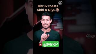 Dhruv roasts Abhi & Niyu😂 #dhruvrathee #freefire