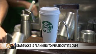 Starbucks to phase out disposable coffee cups