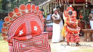 നാഗഭഗവതി കുട്ടിച്ചാത്തൻ. Naagabagavathi kuttichathan theyyam.