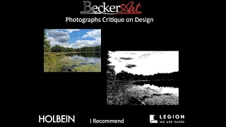 BeckerArt Critique of Students Photographs for Black and white design with Notan