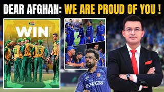 SA vs AFG : Afghanistan won even after losing to South Africa! Don't loss Hope We are proud of You