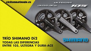 Comparativa grupos Shimano Di2: 105 vs Ultegra vs Dura-Ace ¿Cuál es mejor?