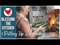 Blessing the Kitchen | Putting Up Zucchini | Baking | Vlog