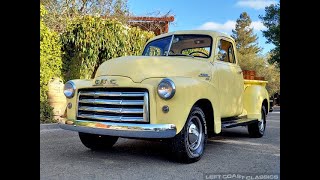 Well Preserved 1951 GMC 100 5-Window Pickup