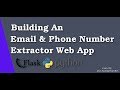 Building an Email Extractor Web App with Flask & Python (2019)