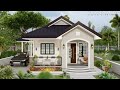 2 bedroom 69 sqm. 6m x 11.5m 742 sqft. simple house design small but beautiful house design