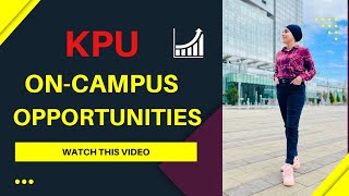 KPU on-campus opportunities for students/co-op/internship/volunteer opportunities