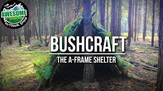 Bushcraft Shelters - The A Frame Shelter | TA Outdoors