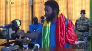 Concertations nationales: Mangana s'exprime devant le Colonel Mamady Doumbouya