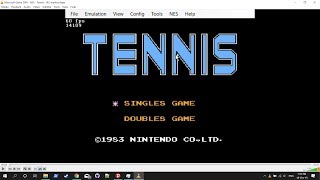 NES Tennis Level 5 speedrun