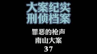 大案纪实【刑侦档案】有声小说 罪恶的枪声【南山大案】37