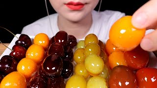 과일탕후루 먹방 체리 금귤 포도 방울토마토 🍒🍇🍅 Tanghulu MUKBANG