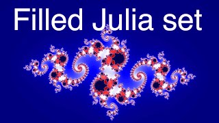 Draw the Julia set with Python