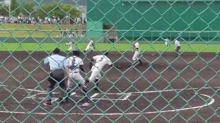 東大阪大学柏原高校・平田啓吾(背番号１１)PL学園戦・完投勝利