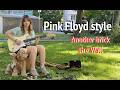 Atmospheric Pink Floyd style guitar improvisation in the open air / Another brick The Wall