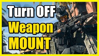 How to TURN OFF or ON Weapon Mount Activation in Call of Duty Warzone 2 \u0026 MW2 (Easy Tutorial)