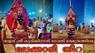 Valad malakkari thira  വാളാട് മലക്കാരി തിറ 24 February 2025