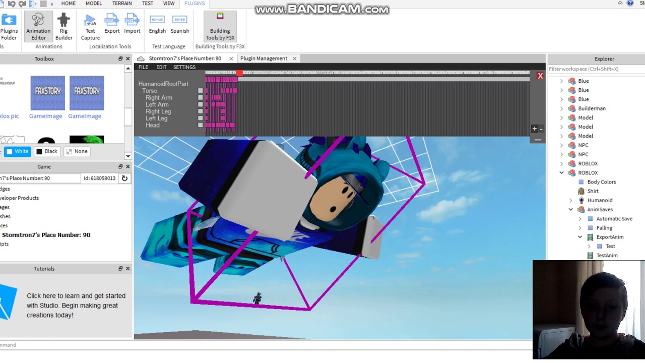 How To Create The Falling Animation I Roblox Studio Tutorials Youtube