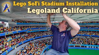 Legoland SoFi stadium installation at Legoland California Resort