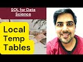 Temp tables in SQL Server with non clustered index 5 - (SQL Queries Tutorial)