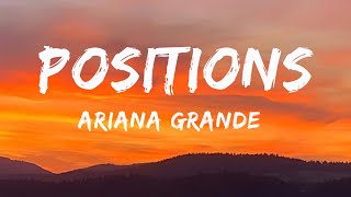 positions - Ariana Grande ( Letra / Lyrics )
