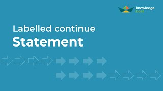Labelled continue Statement | ICSE Computer Applications | Java & BlueJ