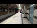 Mandi House Metro Station - train entering into the tunnel