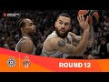 Partizan Mozzart Bet Belgrade-AS Monaco | Round 12 Highlights | 2023-24 Turkish Airlines EuroLeague