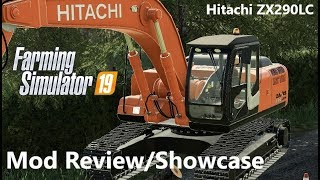 Hitachi ZX290LC Mod レビュー/ショーケース (fs19)