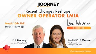 Recent Changes Reshape Owner Operator LMIA - Joorney Canada Webinar