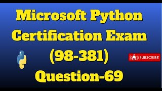 python certification exam Question-69