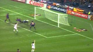 Peter Schmeichel Double Save VS Barcelona F.C!!!