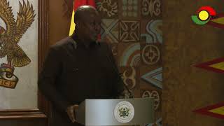 President John Mahama meets Malian Prime Minister Gen. Abdoulai Maiga.