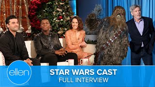 'Star Wars: The Force Awakens' Cast on Filming, Auditions, 'New' Hans Solo (FULL INTERVIEWS)