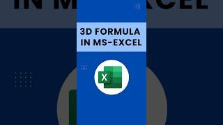 3D Sum Reference Formula | Sum of Multiple Worksheets at once