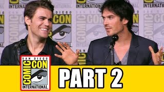 THE VAMPIRE DIARIES Season 8 Comic Con Panel (Part 2) - Ian Somerhalder, Kat Graham, Paul Wesley