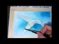 Watercolor Hummingbird Demo Part 1 Rebecca Rhodes