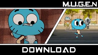 M.U.G.E.N. CHAR | The Amazing World of Gumball | Gumball Watterson by elmofan17