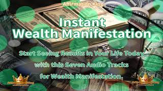 Instant Wealth Manifestation Audio Pack | Affirmations | Law Of Attraction