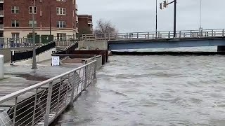 Downtown GB flooding