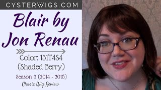 CysterWigs Wig Review: Blair by Jon Renau, Color: 131T4S4 (Shaded Berry) [S3E171 2015]