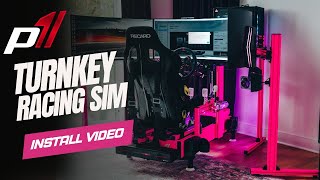 Delivering a Custom Pink P1 Turnkey Racing Sim