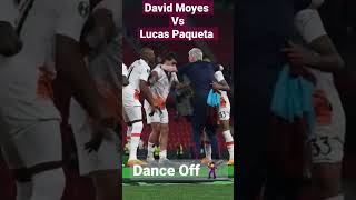 Lucas Paqueta Vs David Moyes Dance Off 🕺 🇧🇷🏴󠁧󠁢󠁳󠁣󠁴󠁿 #whu #football #whufc #westham #coyi #europafinal