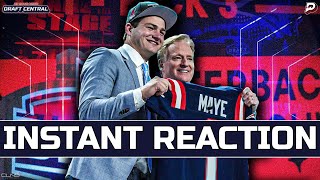 INSTANT REACTION: Patriots Draft Drake Maye With 3rd Overall Pick