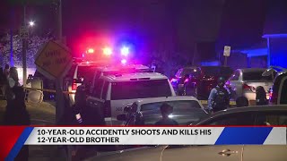 10-year-old accidentally shoots, kills 12-year-old brother