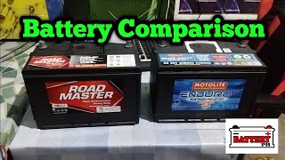 Road Master battery comparison Motolite Enduro