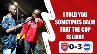 Arsenal 0-3 Brighton | I Told you sometimes Back That The Cup Is Gone (MAN-U FAN)